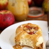 Caramel Apple Cinnamon Rolls