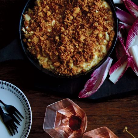New England-Style Crab Dip with Brown-Butter Crumbs