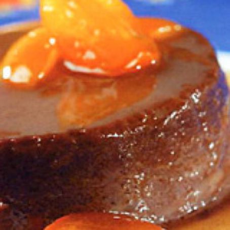 Chocolate-Dulce de Leche Flan