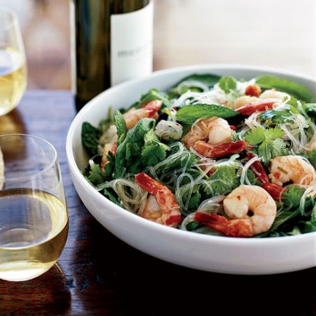 Spicy Shrimp & Cellophane-Noodle Salad
