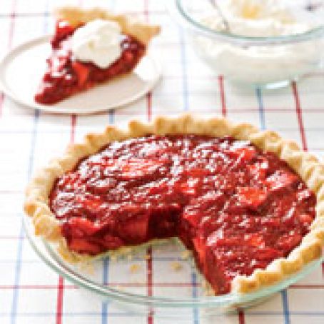 Icebox Strawberry Pie