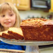 Coconut Banana Bread with Lime Glaze