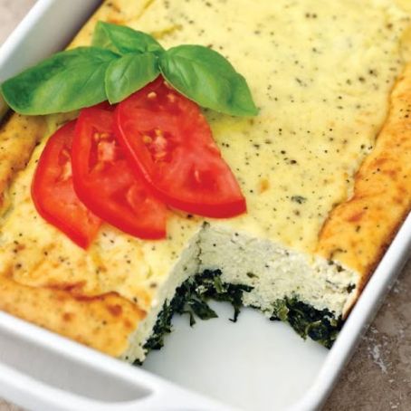 Low Carb Spinach Ricotta Casserole
