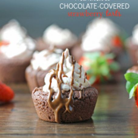 CHOCOLATE-COVERED STRAWBERRY TARTS