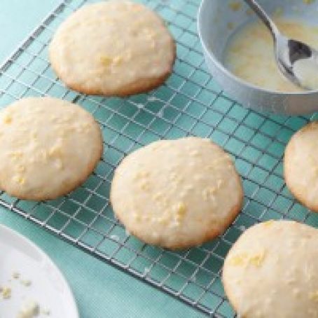 Lemon Ricotta Cookies with Lemon Glaze (Giada)