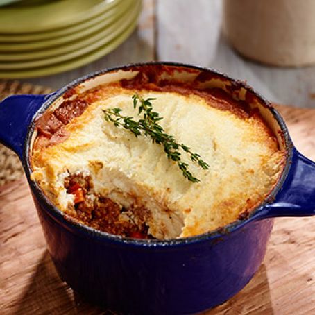 Shepherd's Pie with Cauliflower Topping