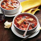 Sausage, Eggplant and Pepper Stew