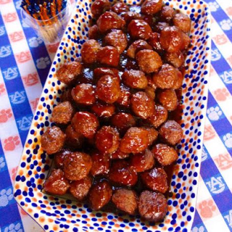 - Grape Jelly Meatballs {Football Friday}