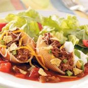 Taco-Filled Pasta Shells Recipe