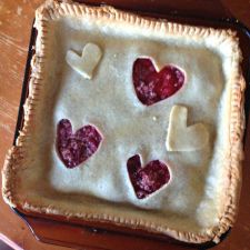 Strawberry Square Pie