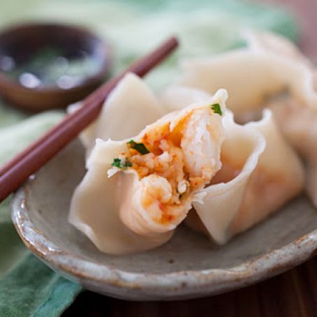 Red Curry Shrimp Dumplings