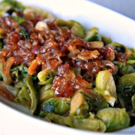 VEGGIE - Brussels Sprout Hash with Caramilized Shallots