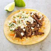 Shredded Beef Tacos (Carne Deshebrada)