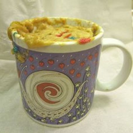 One Minute Peanut Better Cake