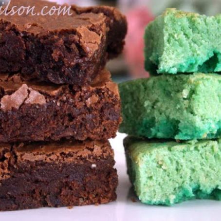 Green (Mint) Brownies