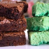 Green (Mint) Brownies