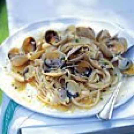 Grill-Roasted Clam Linguine