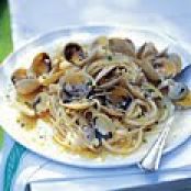 Grill-Roasted Clam Linguine