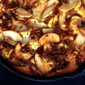 Cornbread with Caramelized Apples and Onions