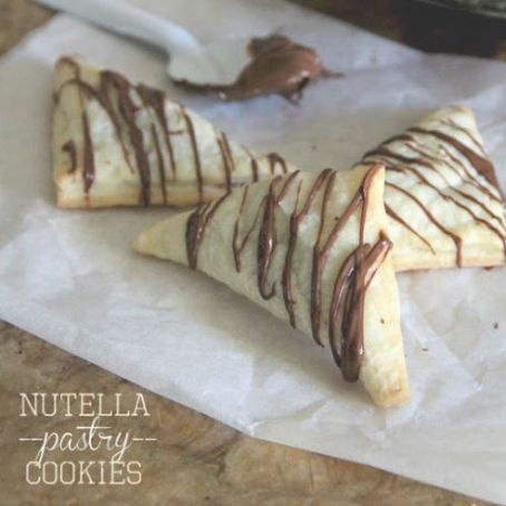 Nutella pastry cookies