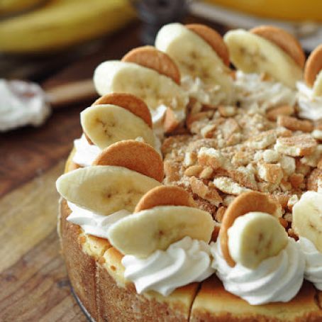 Bourbon Banana Pudding Cheesecake