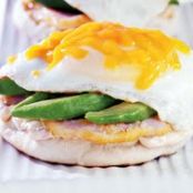 Fried Egg Sandwiches with Peameal, Chipotle & Avocado