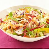 Garden Slaw with Spicy Asian Dressing