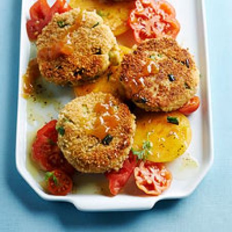 Crab Cakes with Apricot Sauce
