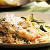 Chicken Piccata with Whole Wheat Pasta