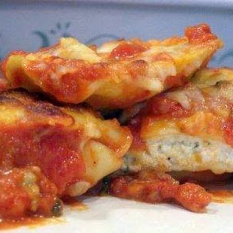 Quick Cheesy Ravioli Bake