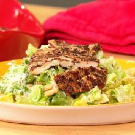 Sesame Caesar Za'atar Rub Grilled Chicken Salad