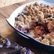 Nectarine-Blackberry Crisp