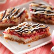 RASPBERRY COCONUT BARS {taste of home}