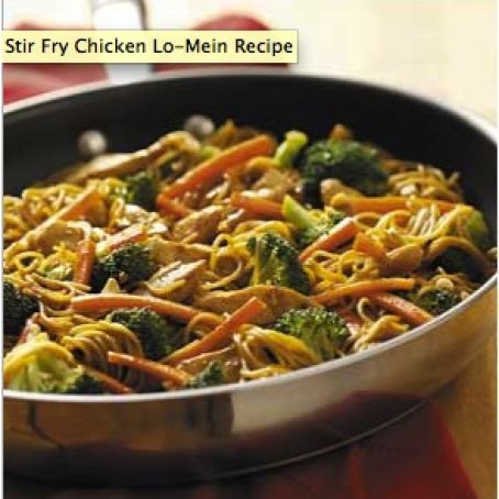 Stir Fry Chicken Lo-Mein Recipe