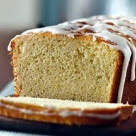 Lemon,  Glazed Pound Cake