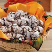 Crinkle Top Chocolate Cookies