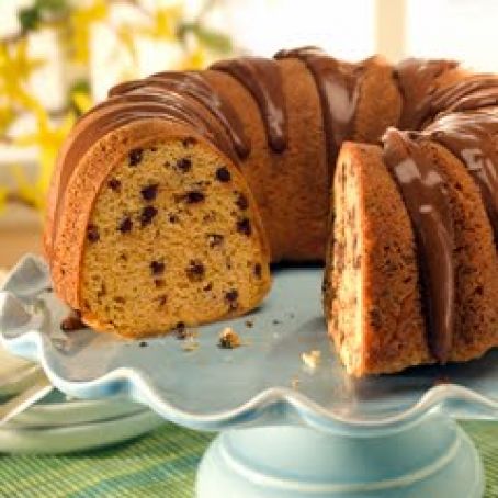 CHOCOLATE CHIP PEANUT BUTTER POUND CAKE