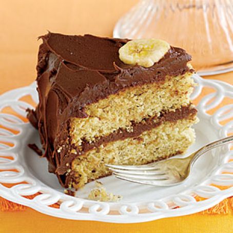 Chocolate Covered Banana Cake