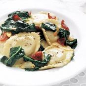 Ravioli With Spinach and Bacon