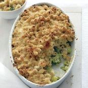 Baked Mac & Cheese w/ Broccoli