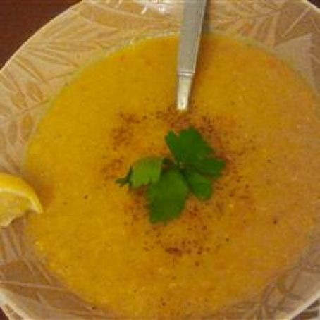 Lebanese-Style Red Lentil Soup