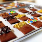 Chocolate Cookies with Toppings