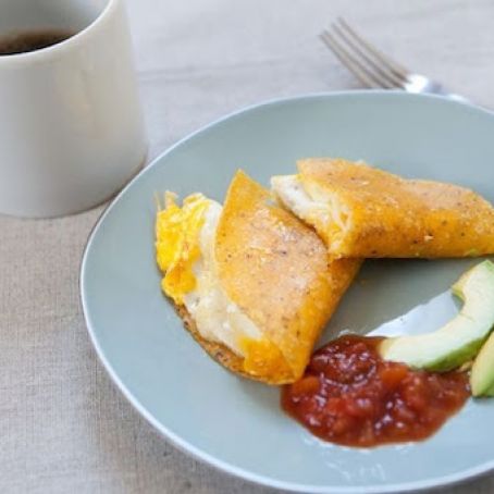 Super Simple Single Serve Breakfast Quesadilla