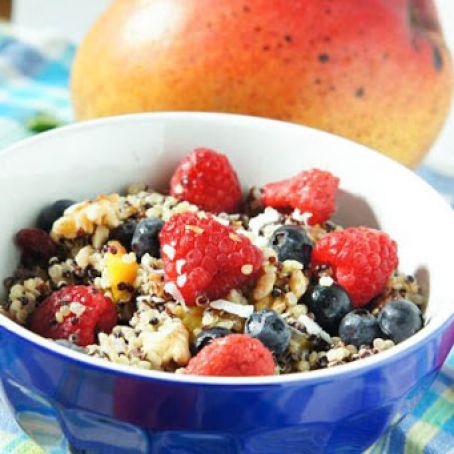 Coconut Quinoa Fruit Salad