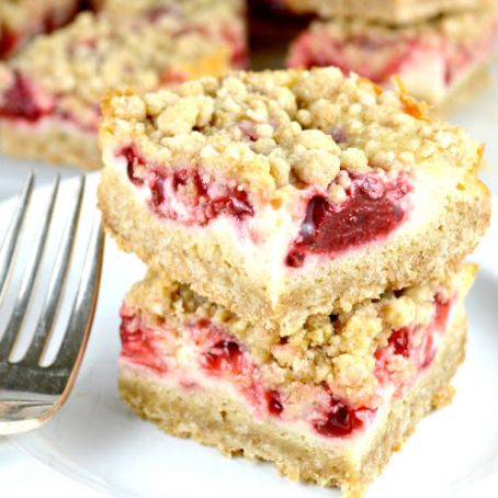 Strawberry Cream Bars