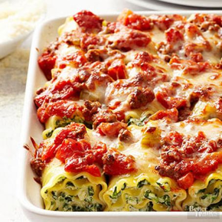 Rolled Lasagna Florentine