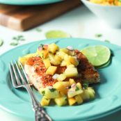 Cajun Mahi Mahi with Mango Pineapple Salsa