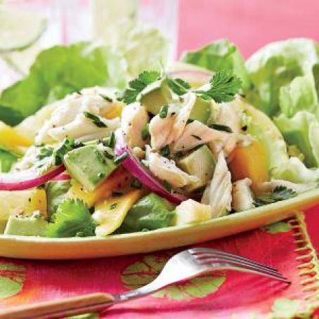 Mango-Pineapple Crab Salad