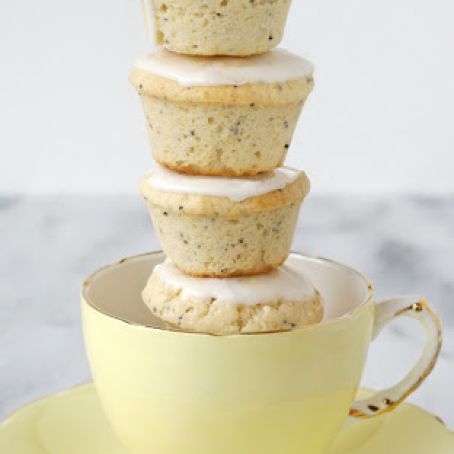Lemon Pound Cake Muffins
