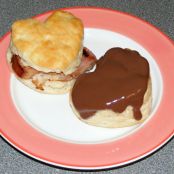 Copycat KFC Biscuits w/ Chocolate Gravy